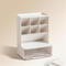 Angled Desk Organizer with Drawer