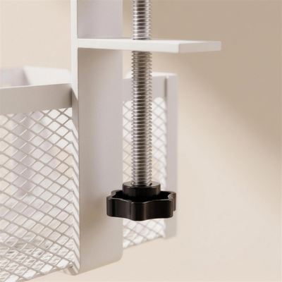 No-Drill Under Desk Cable Tray