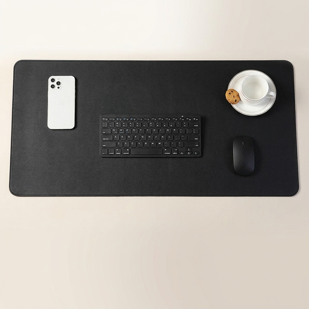PU Leather Desk Mat & Mouse Pad