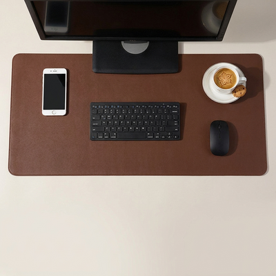 PU Leather Desk Mat & Mouse Pad