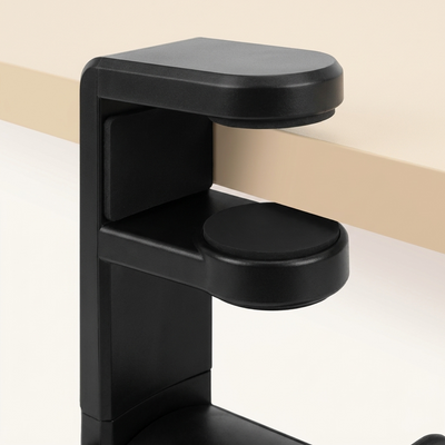 Adjustable Under-Desk Headphone Hook & Stand