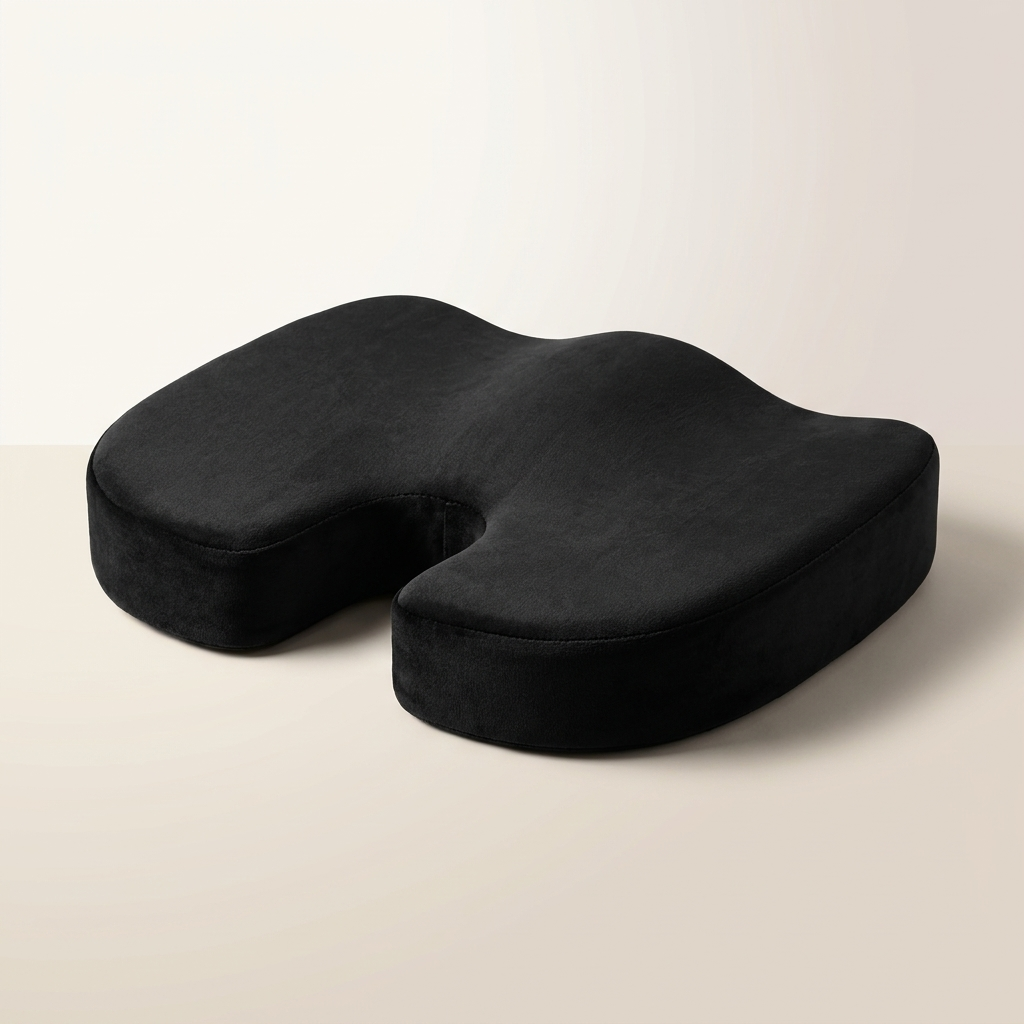 Ergonomic Memory Foam & Gel Seat Cushion